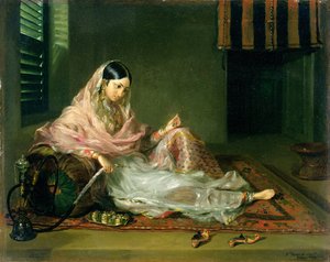 Muslim Lady Reclining, 1789